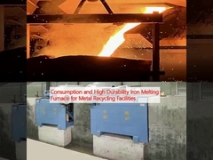 Καταναλώσεις και υψηλής αντοχής φούρνος τήξης σιδήρου για εγκαταστάσεις ανακύκλωσης μετάλλων