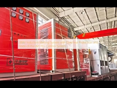 Σύστημα τήξης επαγωγής 380V με προστασία από υπερθέρμανση και σύγχρονο σύστημα ελέγχου PLC