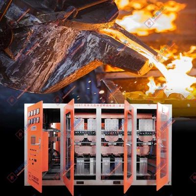 800KVA Φούρνος τήξης μετάλλων με επαγωγή χαμηλή συντήρηση ανθεκτική